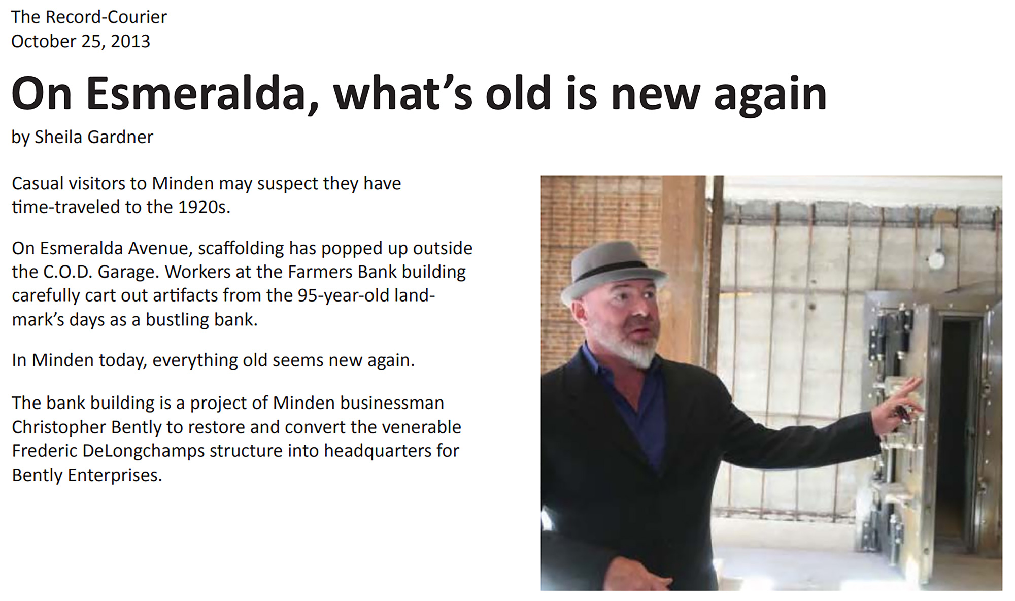 Engaging Local Stakeholders: The local media amplifying our press releases language from an event.