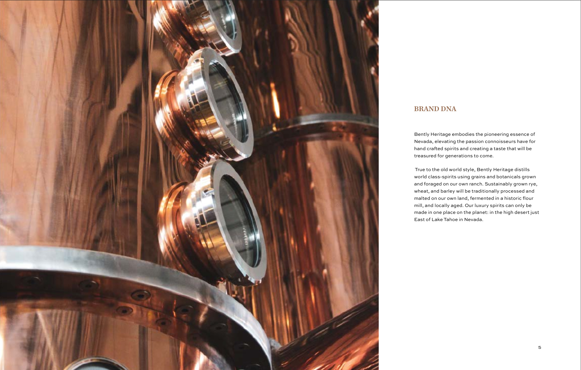 "Brand DNA" from the Heritage guidelines