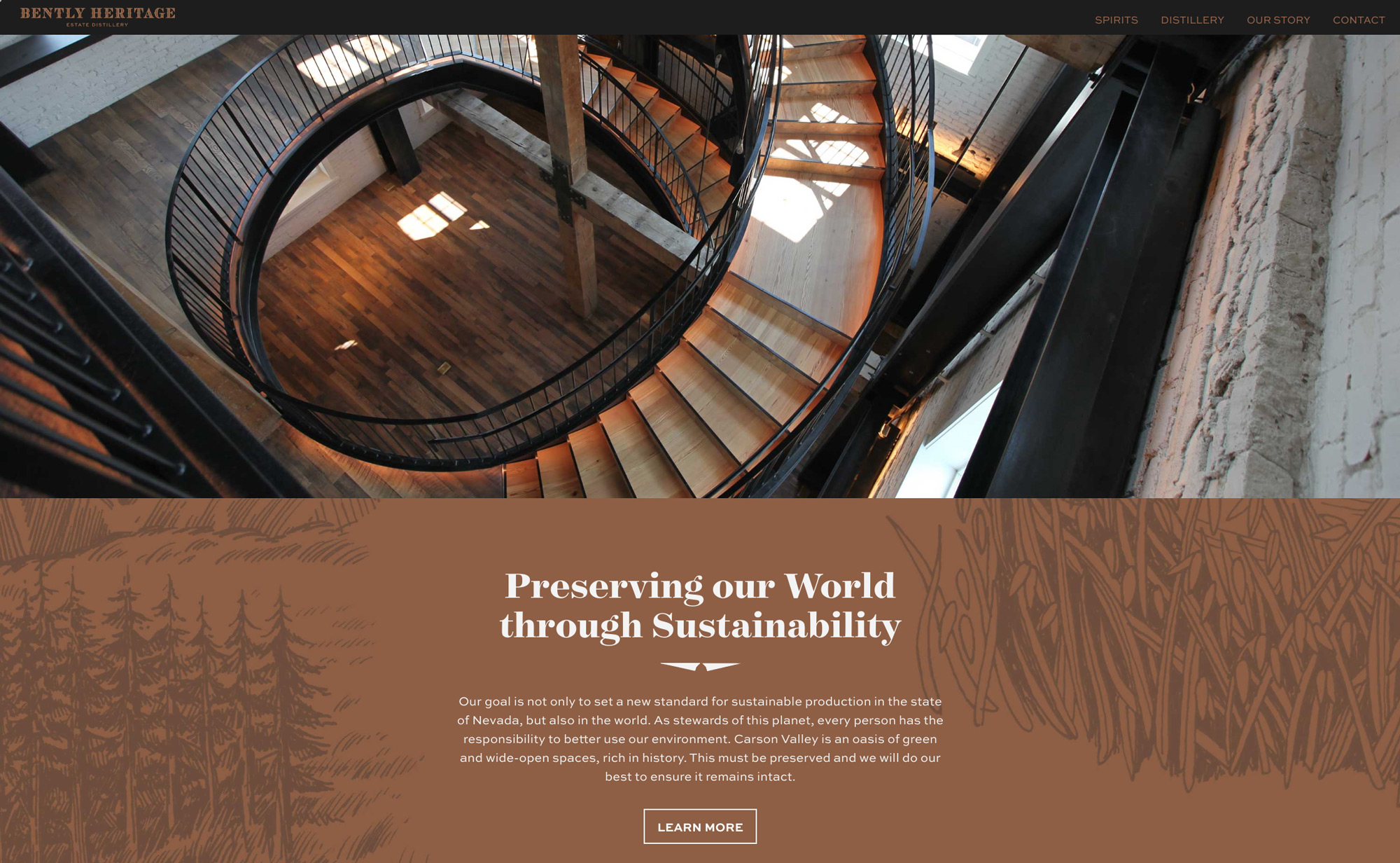 A content module on the Heritage home page